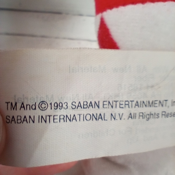 Mighty Morphin Power Rangers Jason Red Plush Figure 18" Tall from 1993 Saban. - Picture 9 of 9